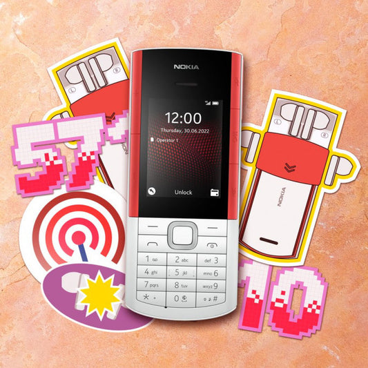 Nokia 5710XA - Téléphone Futuriste avec écouteurs Intégrées