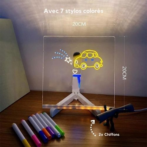 Tablette LED Lumineuse™ – Le Cadeau Idéal pour Éveiller la Créativité !