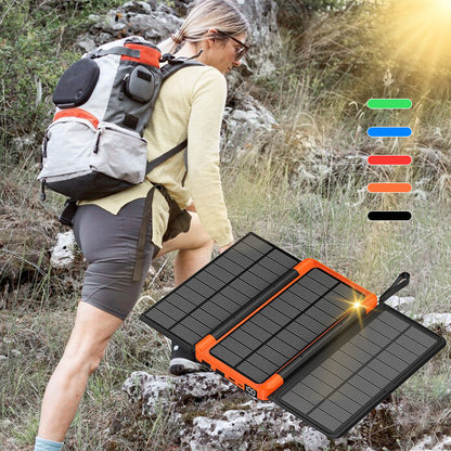 Chargeur solaire pliable d'extérieur de grande capacité